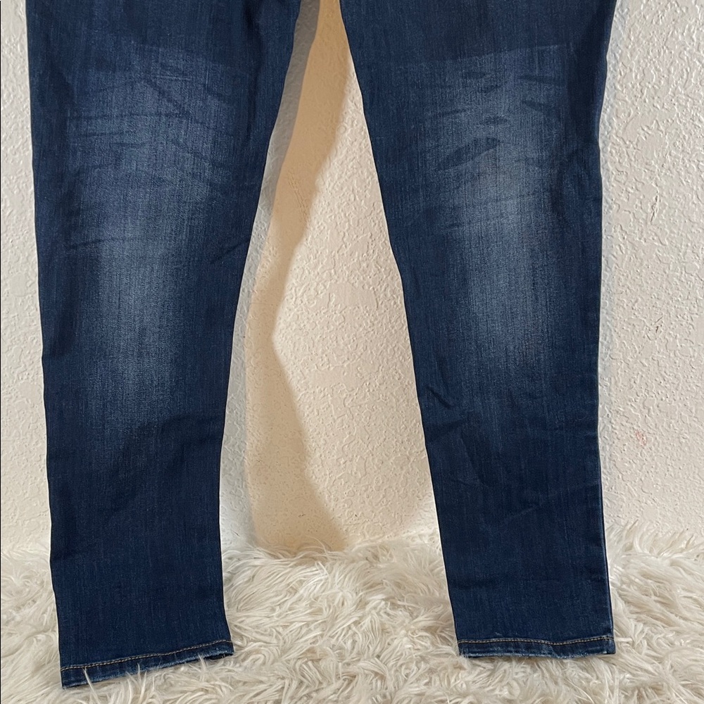 KANCAN Candice High Rise Super Skinny Jeans Curvy Blue Button Fly Size 15/31 - Picture 9 of 14